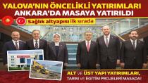 Yalova’nın Öncelikli Yatırımları Ankara’da Masaya Yatırıldı